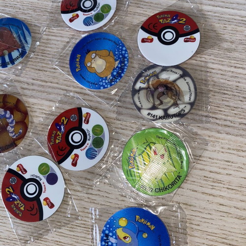 Pokemon Tazos 3D complete set 50/50, like new