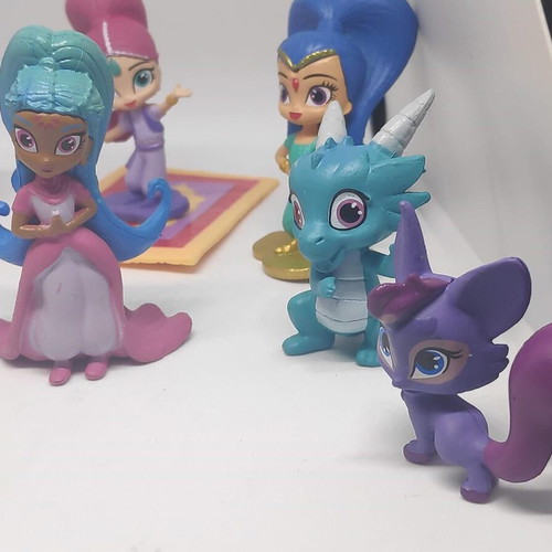 Shimmer and Shine figures set, like new, 12 characters