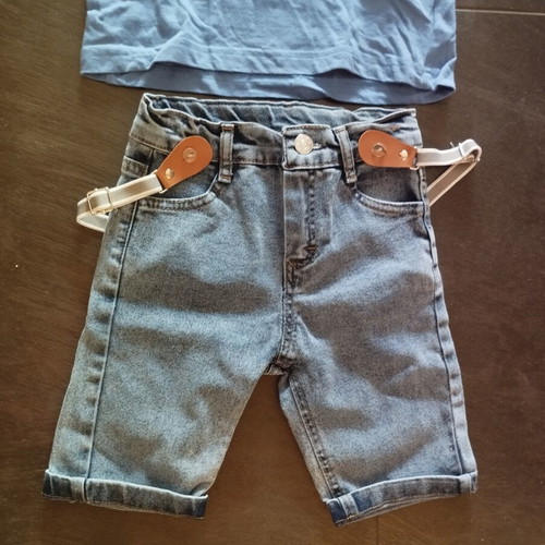 Hashtag boys' set size 5 like new, blue