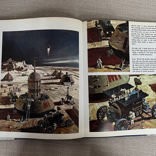 Our World In Space used book by Robert McCall and Isaac Asimov