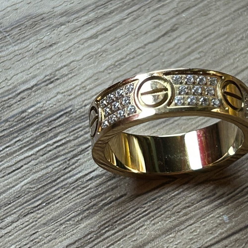 Gold-Plated Ring new, perfect model