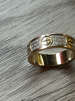 Gold-Plated Ring new, perfect model