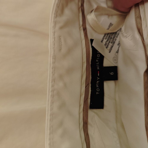 Tommy Hilfiger skirt above knee, straight cut, like new, medium, white