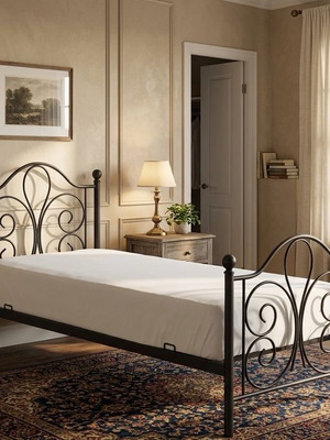 Panama bed new, metal frame, classic design