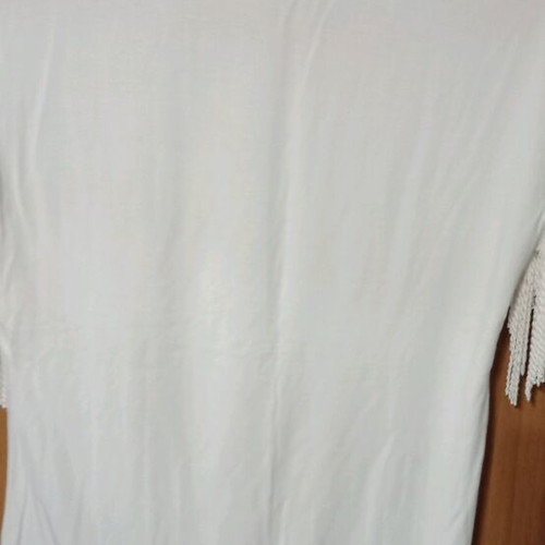 Mangano white blouse like new, special piece size M