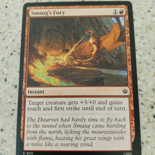 Magic the Gathering Smaug's Fury card