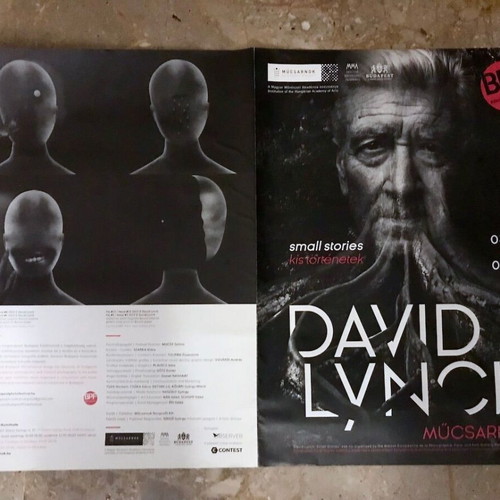 David Lynch poster 30x40cm like new, Small stories exhibition 2019 Budapest