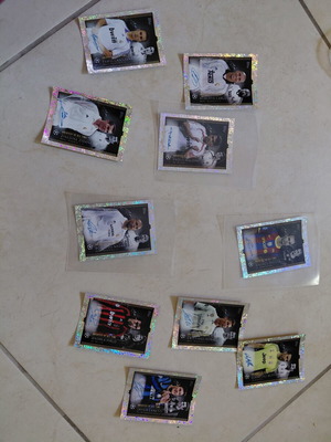 Champions League 2021 stickers like new, autographed lot