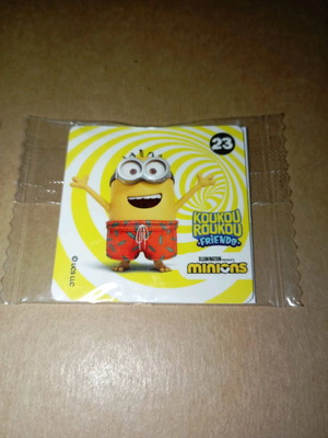 Стикер Minions koukou roukou No 23 нов