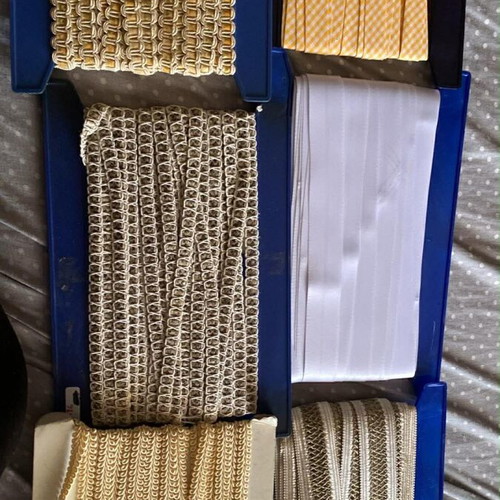 Fabric trims like new, large stock