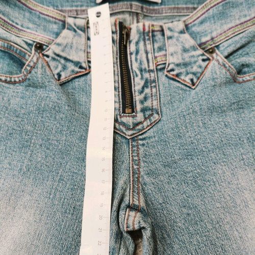 Miss Selfridge low-rise jeans like new, size S or XS, blue turquoise