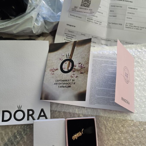 Pandora Marvel Thanos Hand and Shield Charms new, gold and silver