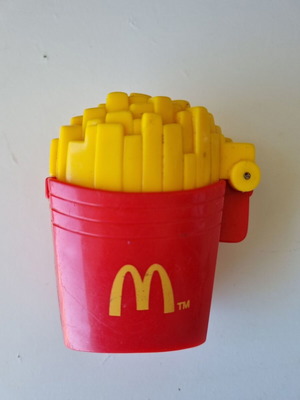 McDonald's Vintage Flip Top Food Spinner 1996 used, Birdie figure