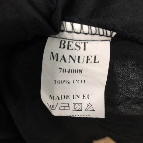Φούστα Best Manuel καινούργια, μέγεθος M/L, μαύρη με πολύχρωμες λεπτομέρειες
