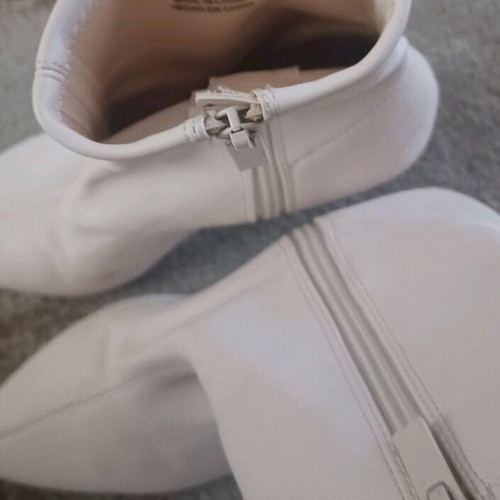 Zara cream ankle boots like new, size 38