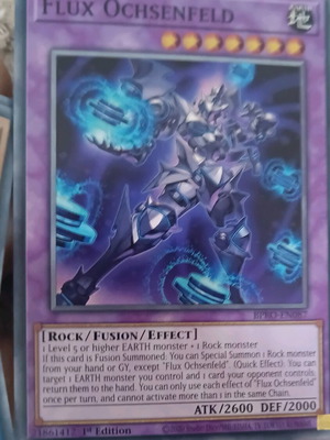 Yu-Gi-Oh Flux Ochsenfeld card like new