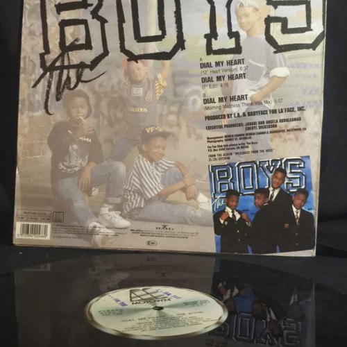 The Boys Dial My Heart vinyl record used