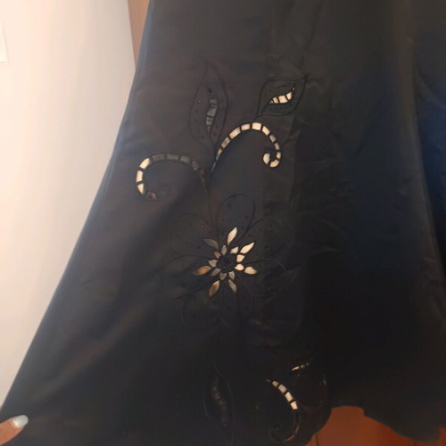 Maxi evening dress like new with gift scarf Masquerade black