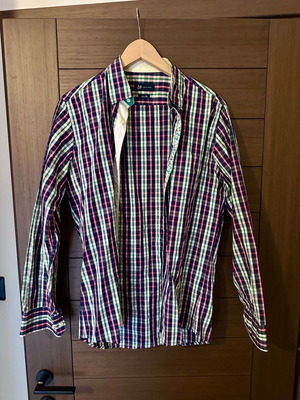 Dur checked shirt medium size used, multicolor