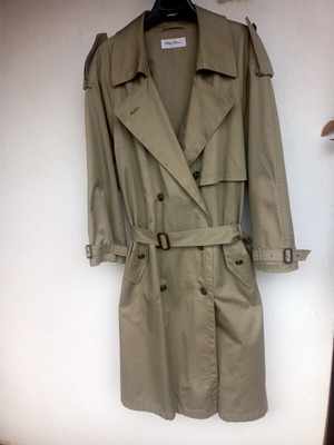 Peter Hahn vintage trenchcoat beige, cotton, size XL/XXL like new