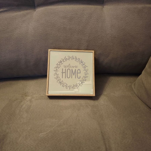 Table lamp welcome home used with lighting
