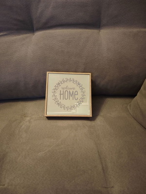 Table lamp welcome home used with lighting