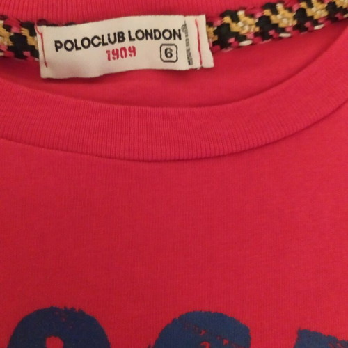 Polo Club cotton t-shirt size 6 like new, red