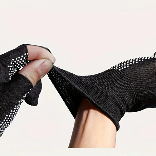 Gloves with 2 cut fingers new, fabric non-slip