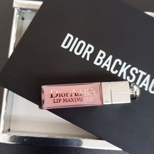 Dior Backstage box with mirror and new Dior Addict lip maximizer 001 pink