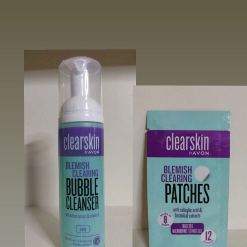 Clearskin Bubble Cleanser and Blemish Patches new