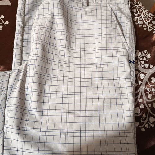 Men's pants, size 40/32, grey and blue