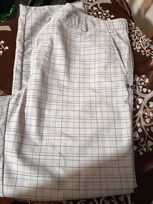 Men's pants, size 40/32, grey and blue