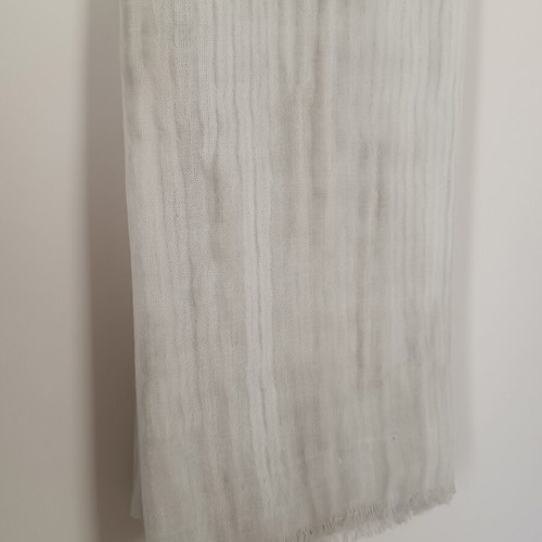 Lightweight scarf white beige with subtle texture like new