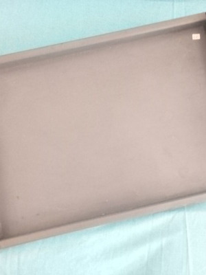 Wooden classic serving tray used 50x35 cm, gray