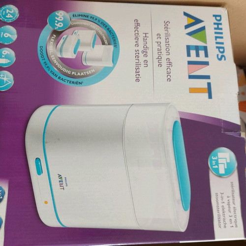 Philips Avent electric baby sterilizer like new for 6 bottles