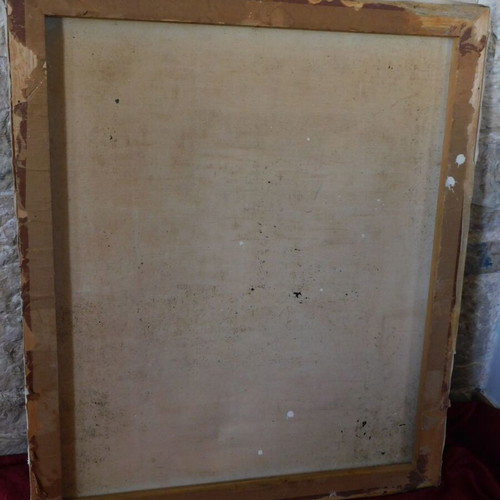 Old painting used, signed