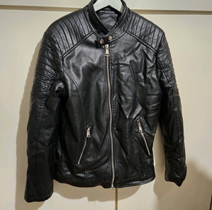 Aristotelis Bitsiani Synthetic Leather Jacket – XL (Slim Fit, Brand New)