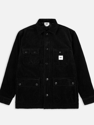 Obey Eliot Jacket new men's black oversized cotton winter coat L