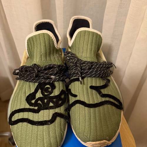 Adidas NMD Pharrell Williams Running Dog sneakers used, size 44, white green
