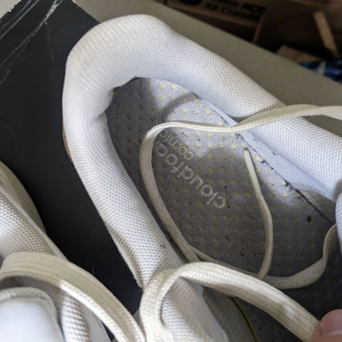 Adidas Advantage tennis shoes 38 2/3 used, white
