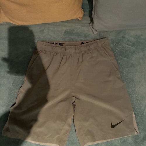 Nike swim shorts size small like new, gray