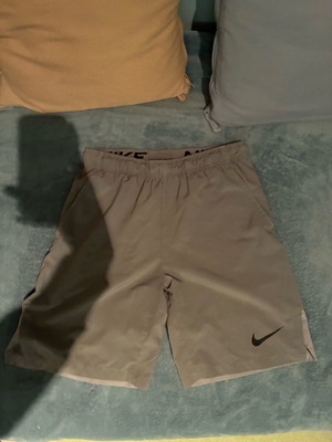Nike swim shorts size small like new, gray