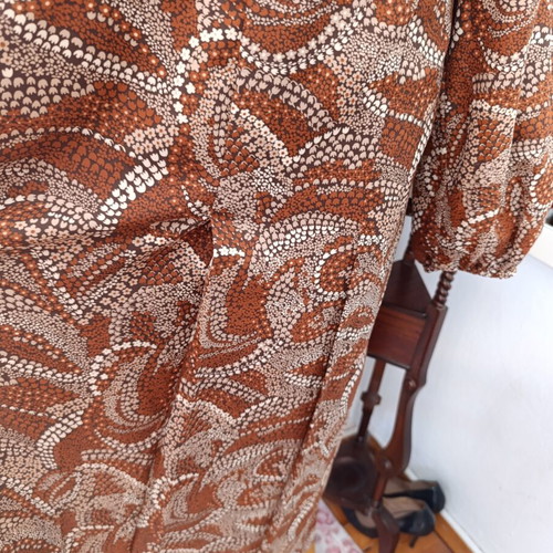 Custom Made Women's Dress spring vintage fabric plus size