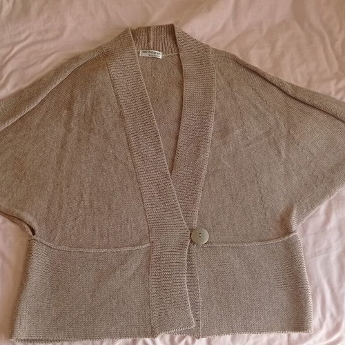 M&S beige wool alpaca jacket new, size 18