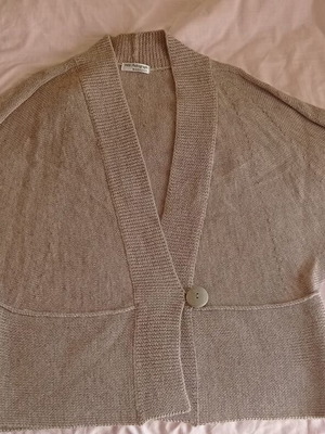 M&S beige wool alpaca jacket new, size 18