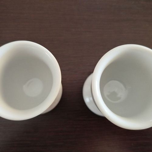 Glass egg cups like new