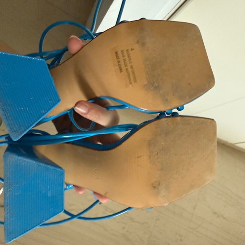 Ego blue strappy sandals like new, size 37