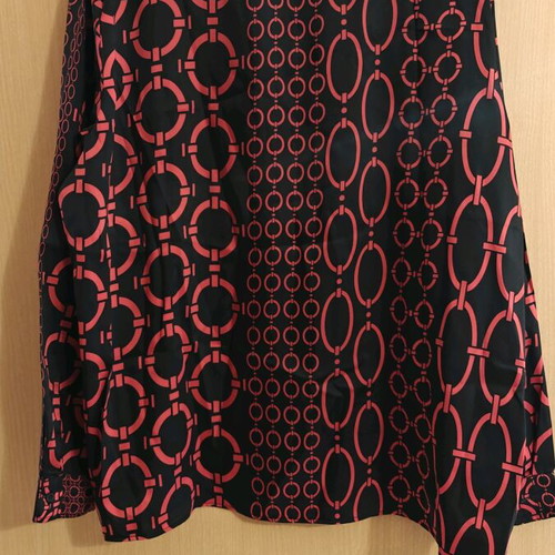 Blouse with patterns like new No 52, black and red