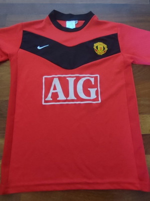 Manchester United Rooney #10 Kids Football Jersey used, size 14–17