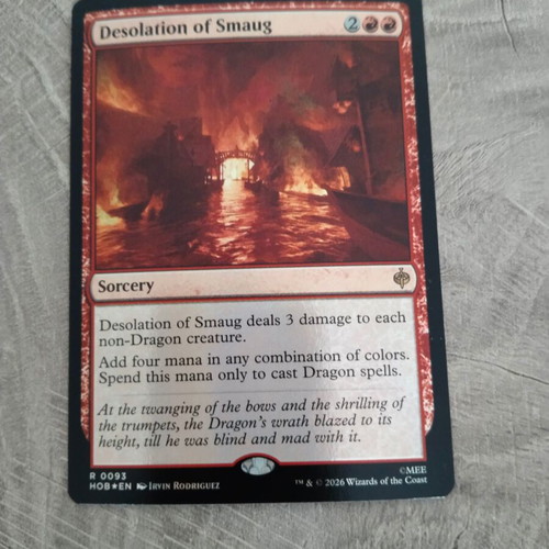 Magic the Gathering Desolation of Smaug foil κάρτα καινούργιο